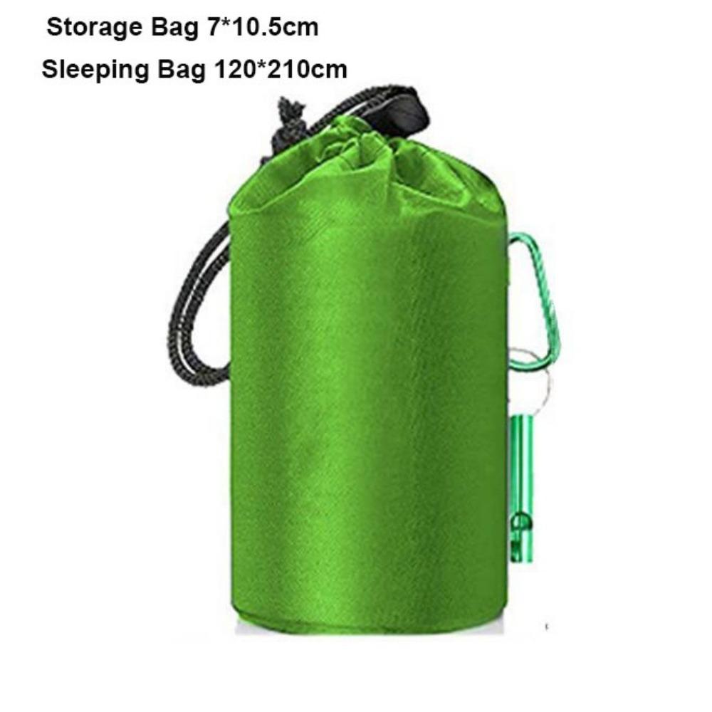 

With Storage Bag Emergency Sleeping Bag Reusable Emergency Survival Blanket Camping