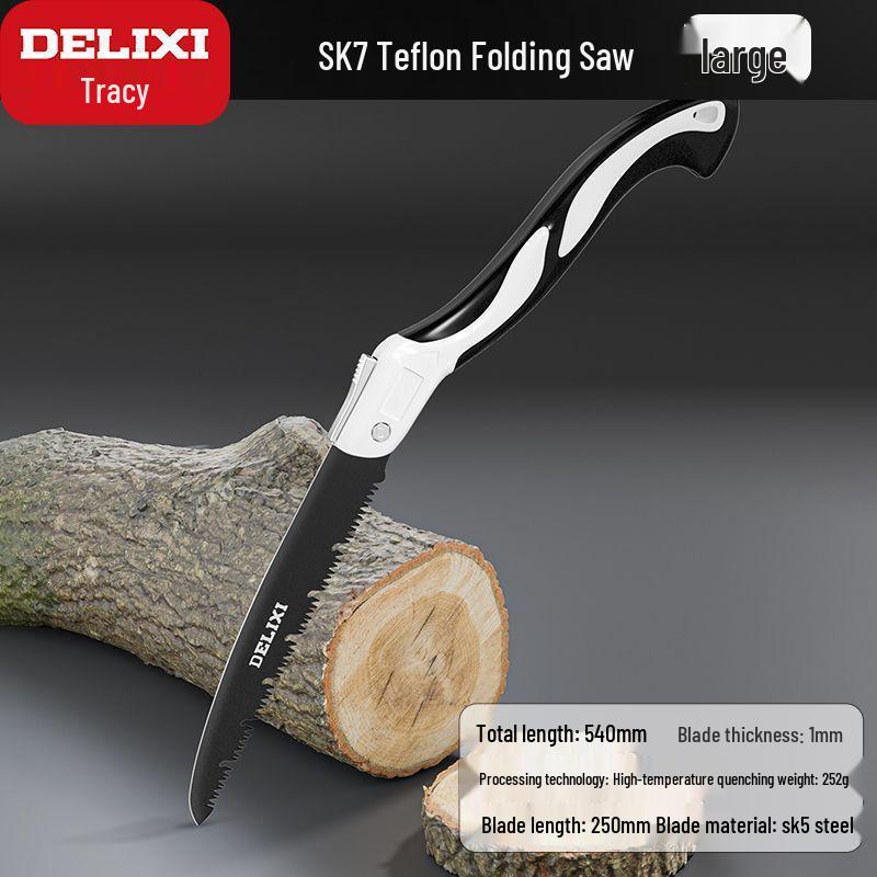Compact Handheld Folding Woodworking Saw for Trees and Woodcraft