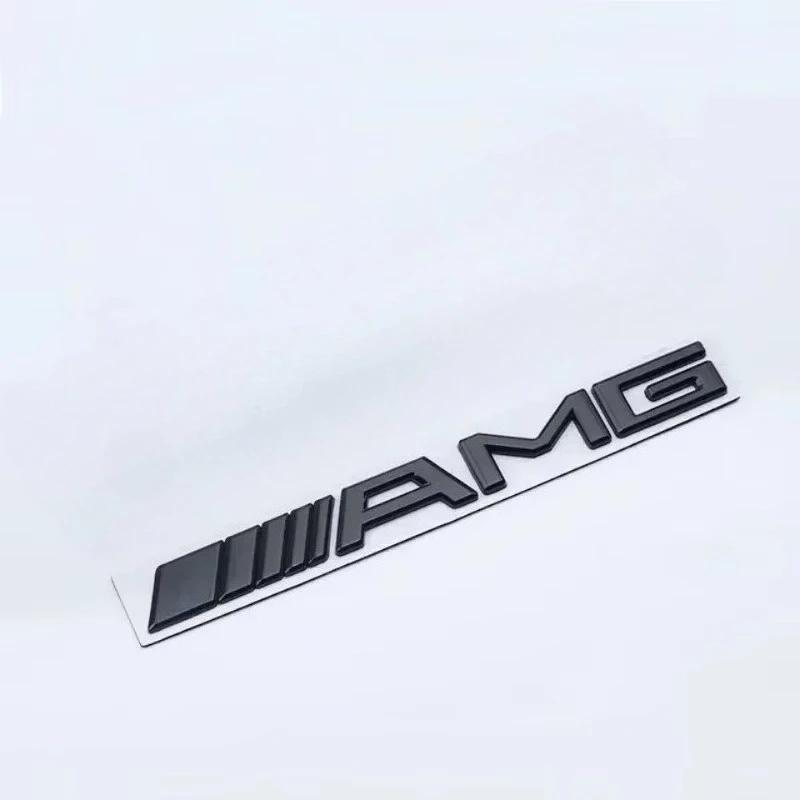 

For AMG Suitable for Mercedes-Benz A B C E G CLA GLK grade W204 W205 W206 W177 X205 W166 X253 decorative 3D ABS trailer sticker. 2016-2024-1PCS