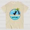 Dinosaur Offline Nerdy T-Shirt
