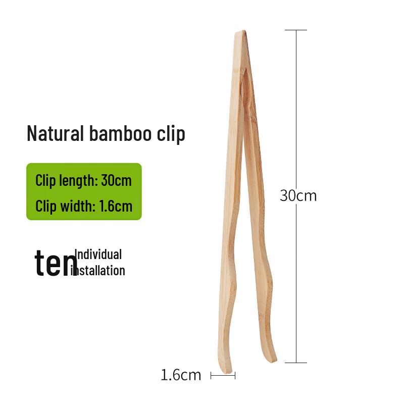 Bamboo Food Tongs