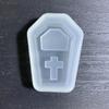 Coffin Resin Mold Crystal Epoxy Silicone Mold Jewelry Ornament Coffin Shape Crafts Making Supplies  Handmade