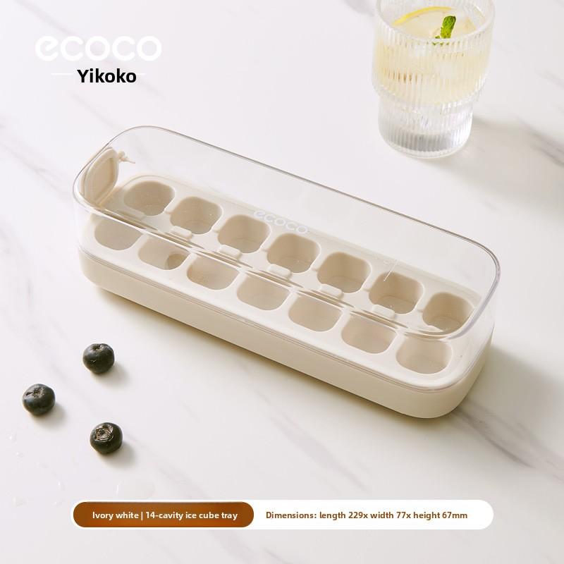 Press-type Silicone Ice Tray Mold Household Small Freezing Ice Cube Mold Easy Release Ice Cube Tray