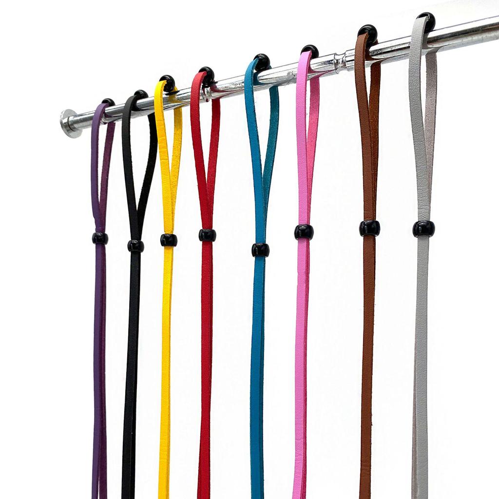 Lanț de ochelari reglabil antiderapant cu șnur din microfibră de piele întoarsă coreeană