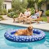 Dog Float 155x104x25 Cm Capacity 40 Kg Inflatable