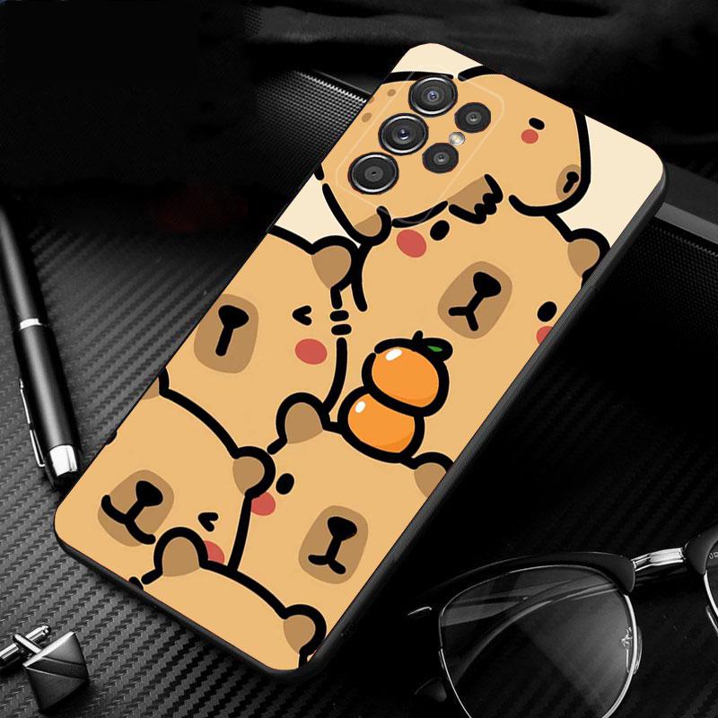 Nette Capybara Telefon Fall Für Samsung A52S A21S A33 A23 A13 A14 A32 A52 A53 A54 A51 A71 A15