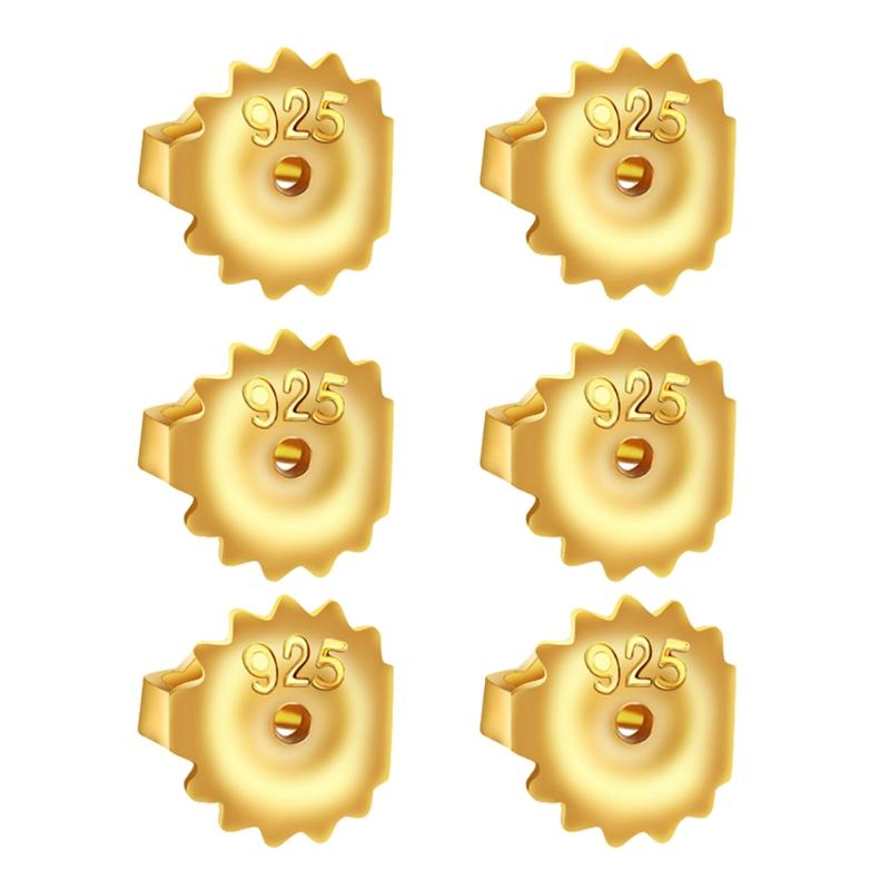 Stainless Steel Screwbacks Earring Backs Replacements for Posts Earring Backings Secure for Studs Hypoallergenic Locking