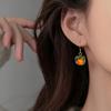Persimmon Ruyi Ear Hook for Women Retro Summer High-end Earrings Niche Earrings Cute Earrings