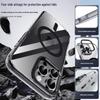 Transparent Magnetic Suction iPhone 16 Pro Max Case with Metal Airbag Protection
