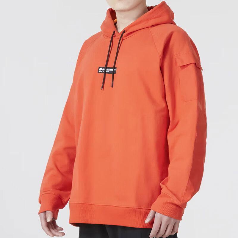Timberland Casual Breathable Hooded Loose Sweatshirt Men Sweatshirt Orange A25N8-845