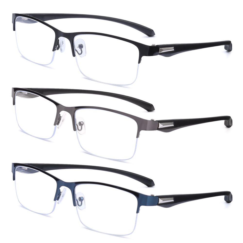 

Половина рамки Анти-синий свет очки Ультра свет рамка компьютерные очки бизнес очки для чтения