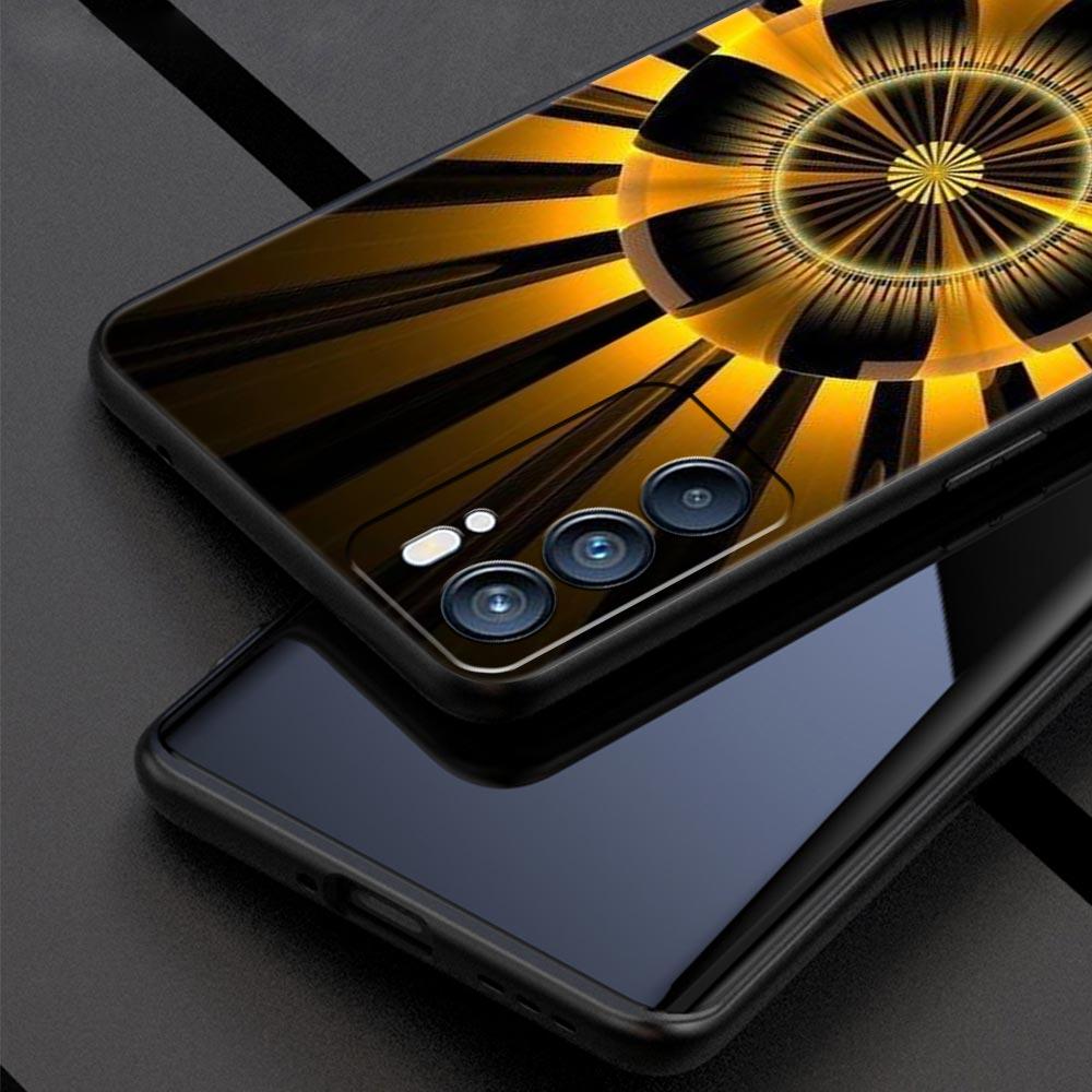 Retro Circular Totem Design Phone Case For Oppo A17 A31 A54 A57 A78 A79 A98 Find X5 X6 Reno 6 7 8 10 11 12 13 F Pro 5G Soft TPU