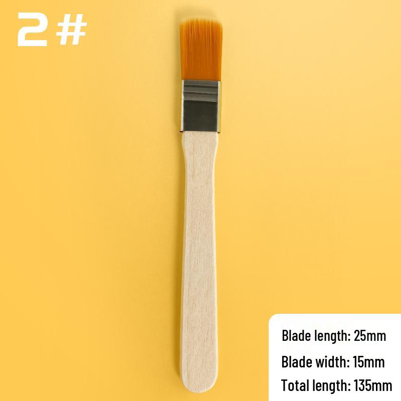 Nylon Paint Brush for Watercolor, Acrylic & Oil - Single Piece