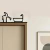 Man Toilet Metal Sign Wall Decoration Modern Kitchen Bathtub Tool Men Wall Art Indoor Outdoor Home Office Living Room Decorative Sign