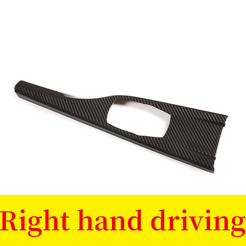 For BMW F30 F31 F32 F33 F34 F36 F80 F82 Real Carbon Fiber Car Dashboard Panel Decorative Cover Sticker Trim Interior Accessories