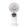 Factory  1200mAh Rechargeable USB Electric Portable Fan Customizable Handheld Folding Wearable Small Fan Hotel Use Low