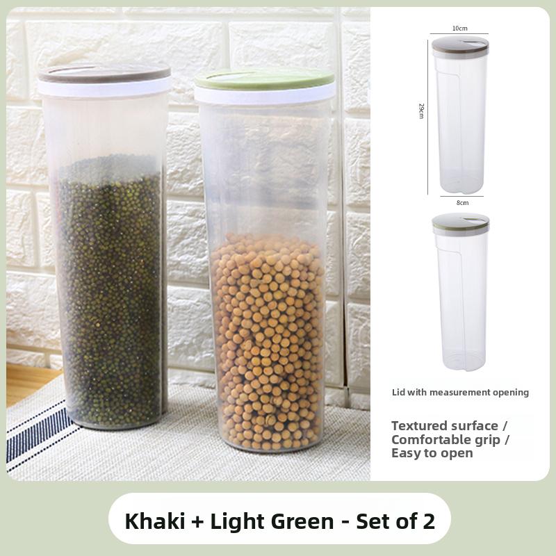 Kitchen Noodle Storage Box Grain Sealed Container Food Grade Seal Lid Pasta Storage Box Style Japanese Design for Home Use