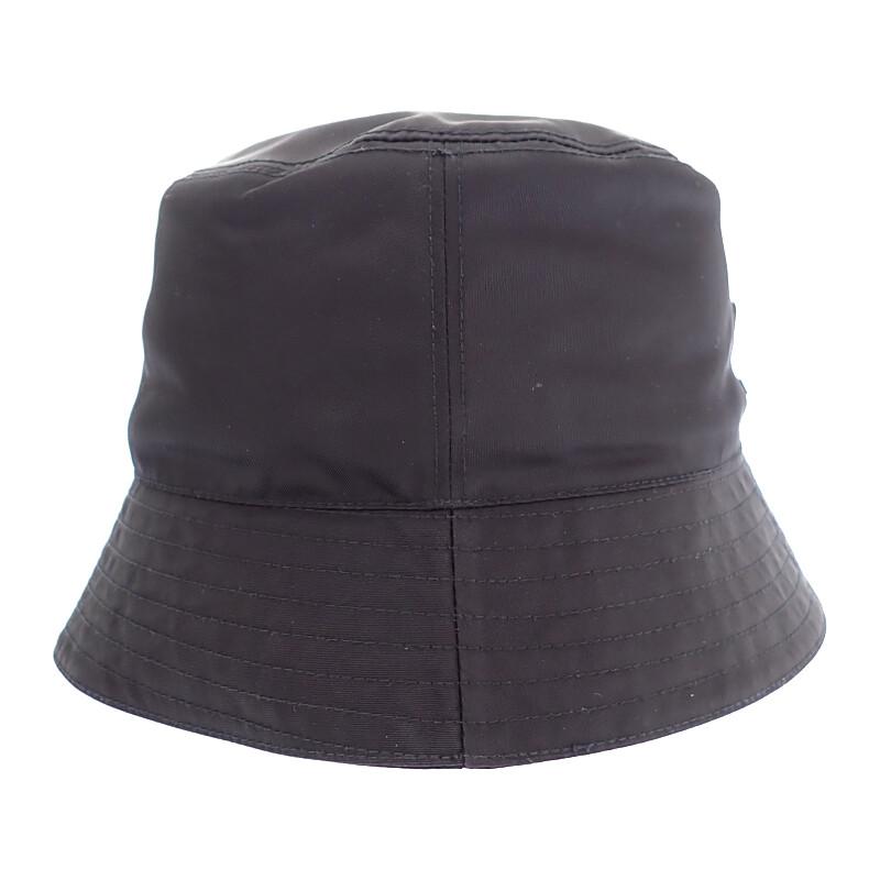 Prada 2HC137_2DRT_F0002 L Hat Black Nylon Mens