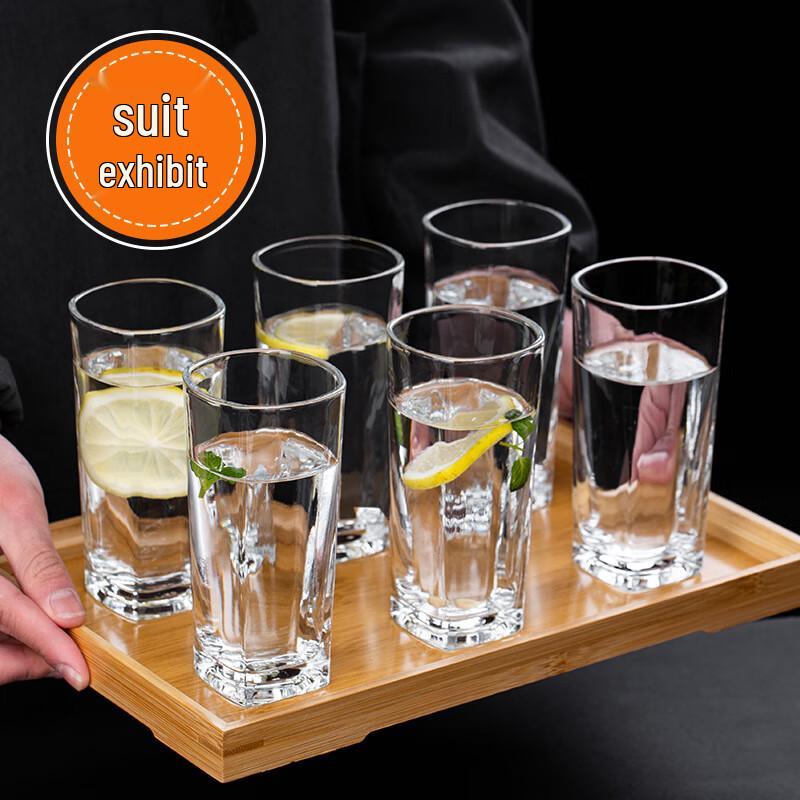 

WQ Household Heat-Resistant Glass Cups 6-pack