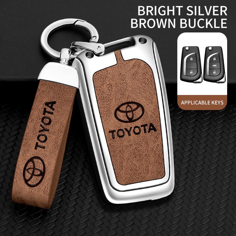 Car Remote Key Cover Case Shell Fob For Toyota Auris Corolla Avensis Verso Yaris Aygo Scion TC IM Camry RAV4 Forturner Hilux