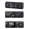 2024 Upgrade Dual Dash Cam FHD 1080P+1080P Front Inside Cabin Car Camera Driving Recorder LCD Display Gravity Sensor Automatic Video Recording
