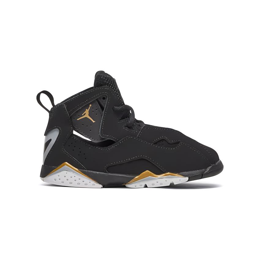 Jordan True Flight Black Wolf Grey Metallic Gold TD 343797-070