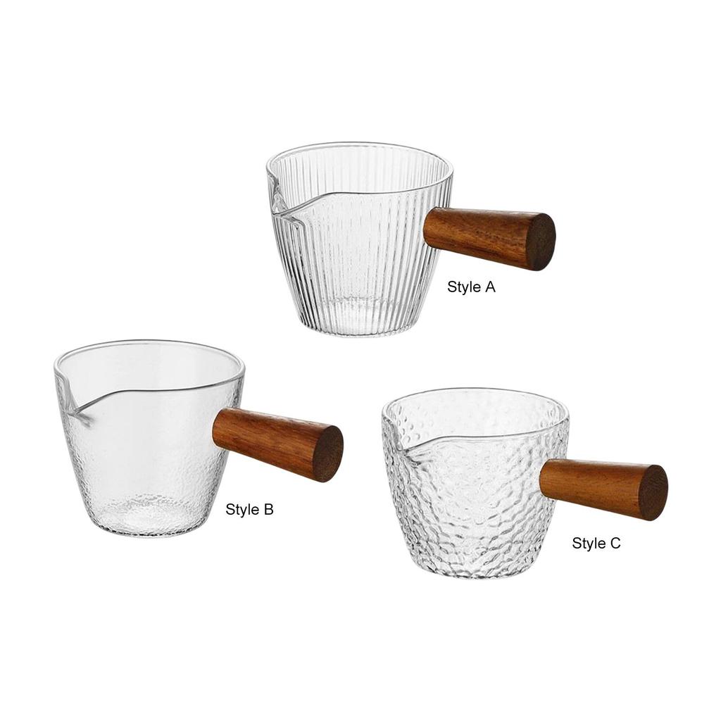 Espresso Measuring Cup Heat Resistant Accessories Milk Glass for Tea Coffee