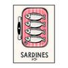 Sardinenbüchse Poster Modern Klassisch Druck Ausstellung Surrealismus Leinwandbild Wandkunst Bild für Zimmer Zuhause Küche Dekorat