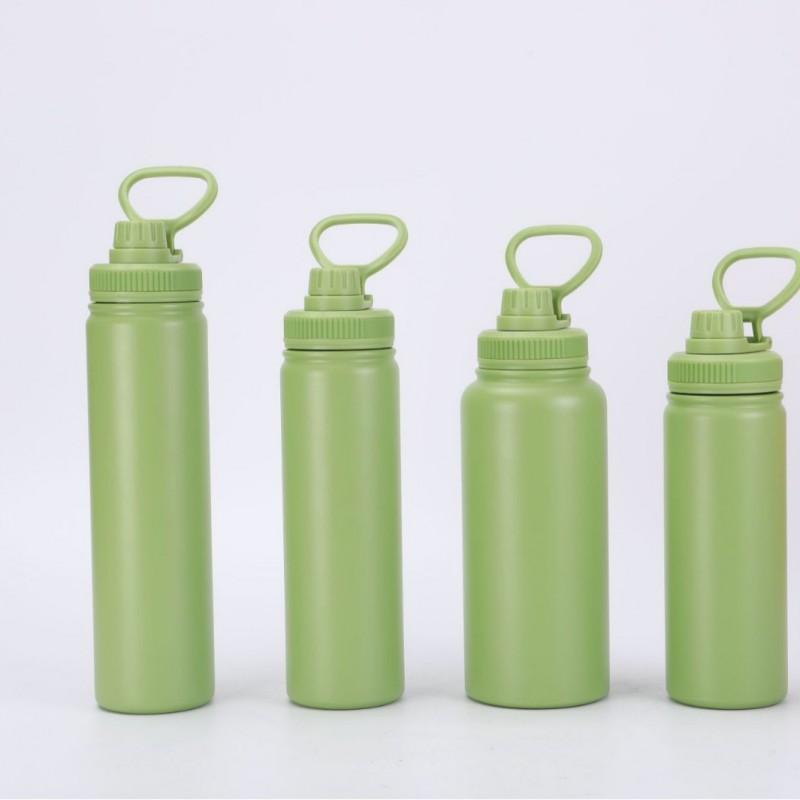 Stainless Steel Vacuum Insulated Thermos Bottle 304 Inner 201 Outer Large Capacity Travel Mug Outdoor Sports Office