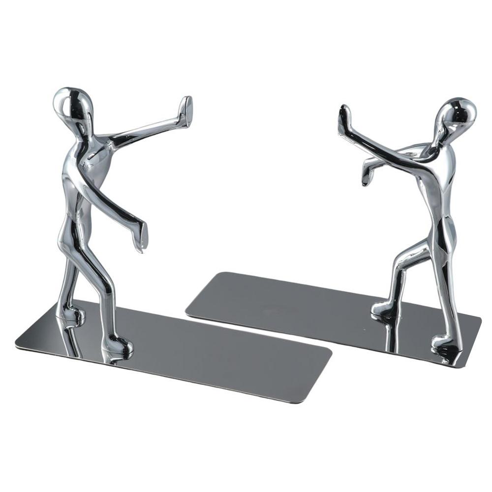 

1 пара металлических стеллажей для книг, поддерживающих форзац для дома