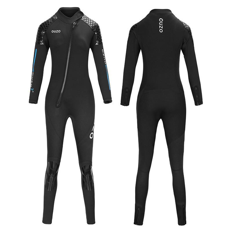 3mm Womens Full Wetsuit Scuba Diving Snorkeling Surfing Warm Water Sports Chloroprene Neoprene Long Sleeve