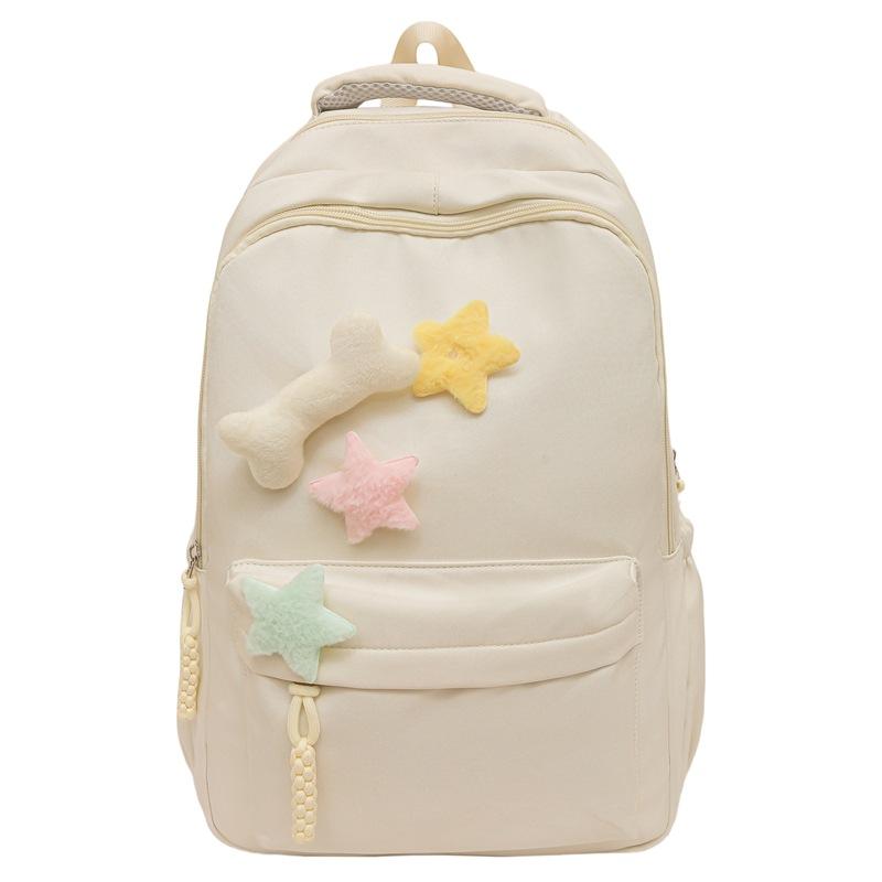 Schoolbag Fresh Macaron Backpack Women's Simple Travel Backpack Mori College Style Junior High School Student High School Student School Bag