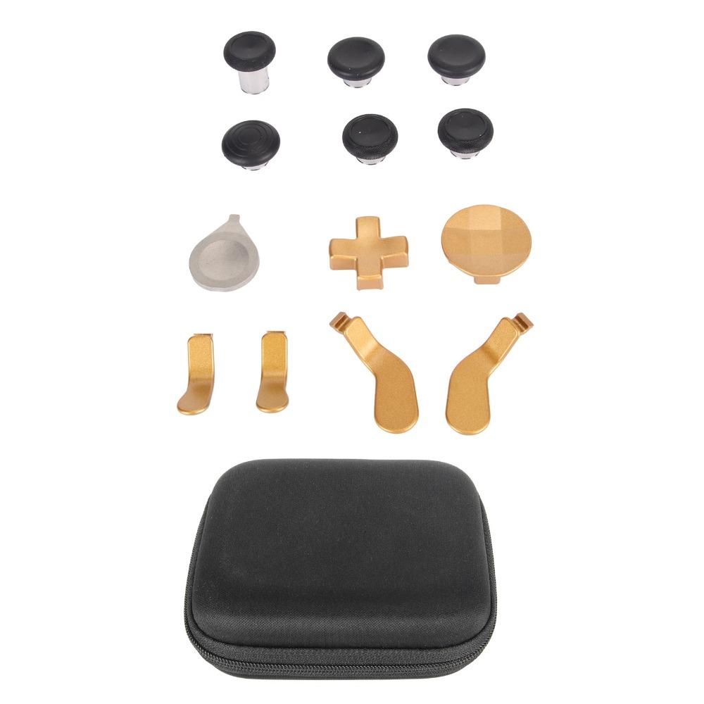 Height Adjustment 14-in-1 Metal Thumbsticks Set for Xbox One Elite Series 2 Gaming Replacement