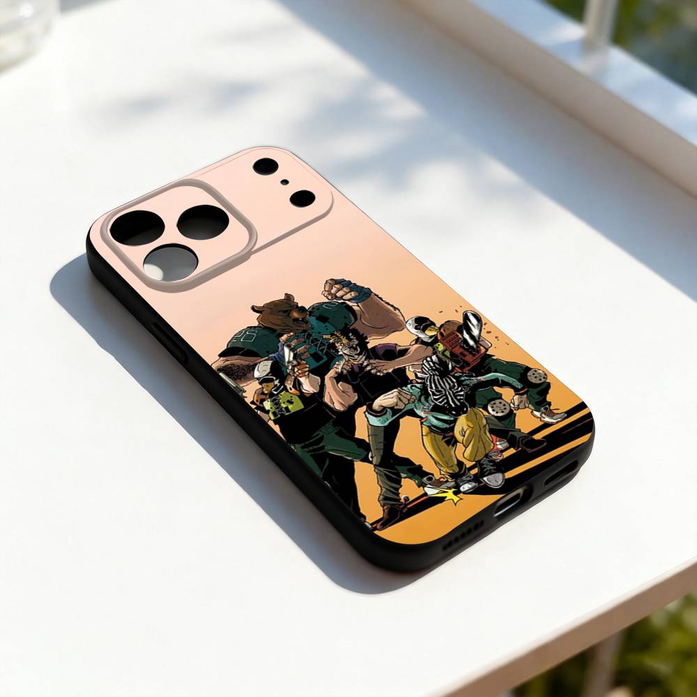 

Game H-Hotline Miami Cool Phone Case For iPhone 11,12,13,14,15,16,17,Pro,Max,Plus,E,SE4,Air,Mini Black Soft Cover iPhone17