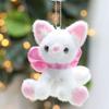 Cute Cute Bow Cat Doll Small Pendant Couple Doll Bag Hanging Decoration Keychain Plush Toy