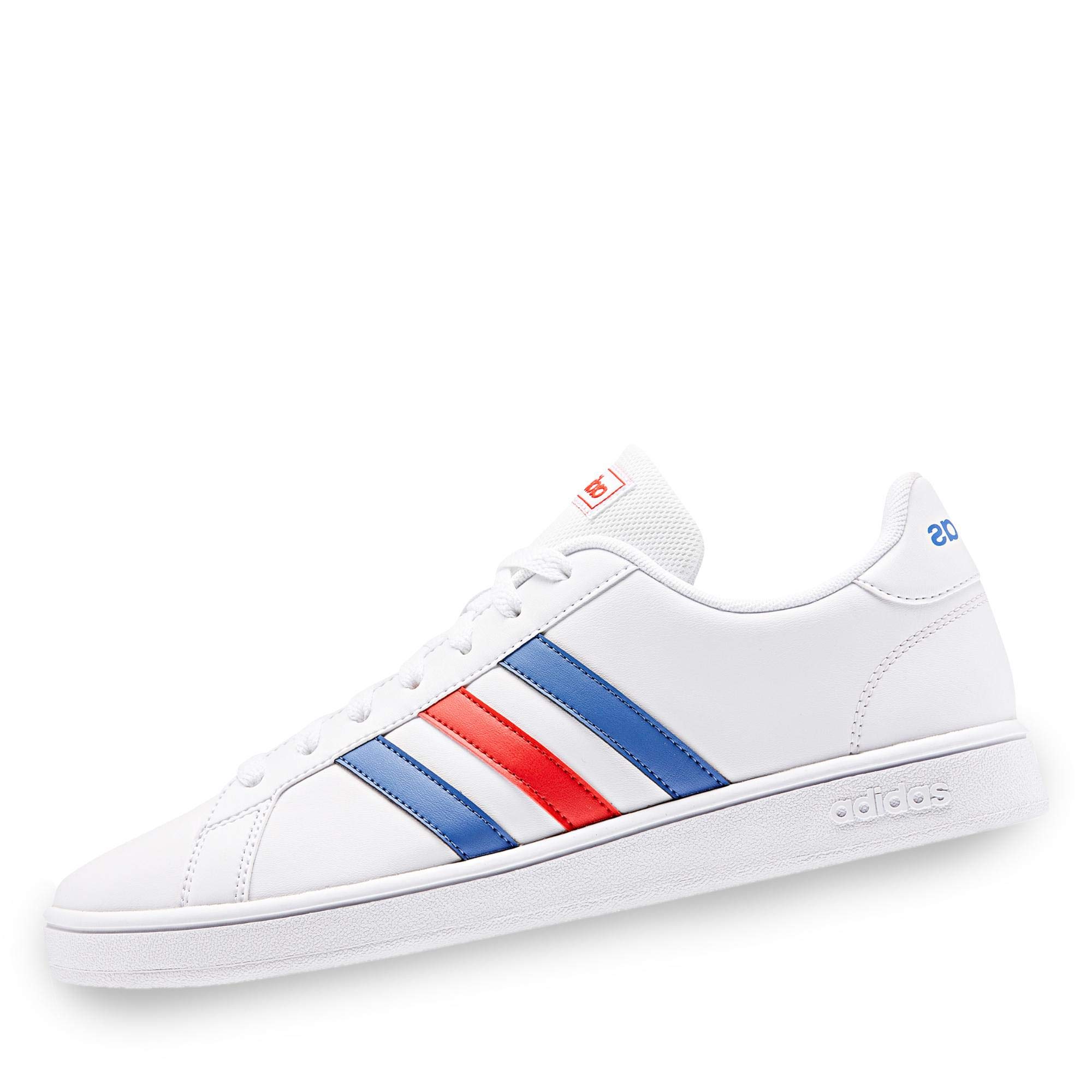 

Кроссовки Adidas Grand Court Base EOU26 Красные Размер см, Белый/Синий/Активный (EE7901), +23,5