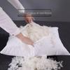 Goose Down Pillow Insert - Durable, Feathery Soft Cushion for Home & Hotel Use, Pressure Resistant & Non-Collapsing