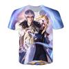 Men Women Gaming T-Shirt With 3D Digital Print Character Design Casual Short Sleeve Tee