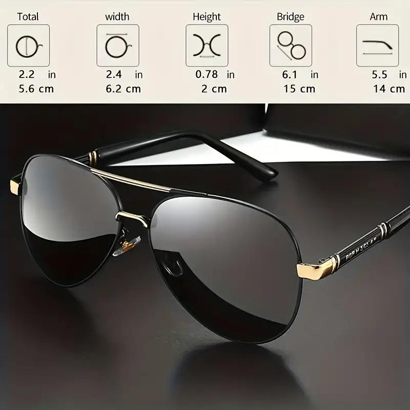 Sunglasses Men Metail Frame Quality Sun Glasses Brand Design Male Glasses Fishing Driving Goggles UV400