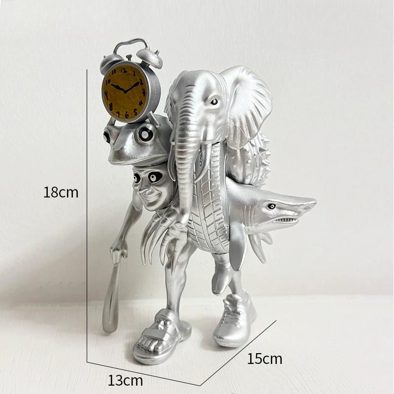 Set Jucării Figurine Italian Brainrot Tung Sahur Figurine Tralalero Tralala Bombardino Crocodilo Rechin Bananini Model Decor Cadou