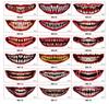 18 Style Randomly Sent Halloween Scary Big Mouth Temporary Tattoo Waterproof Long Lasting Do Not Stimulate Safety Tattoo Sticker