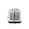 Kitchencook - Toasteo_glass_beige - Grille-pain Avec Fenêtre - 2 Larges Fentes - 800 W - Beige