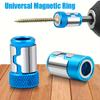 3pcs Magnetic Screw Holder, Hex Shank Screw Guide Collar,Anti-Slip Drill Bit Magnetic Ring for Screwdriver,Prevent Screw Falling