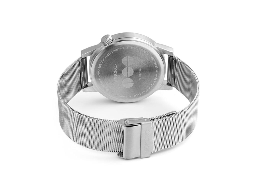 Authorized Distributor [KOMONO] KOMONO Watch Men's Unisex Wristwatch KOM-2353 Winston Royal Silver Blue