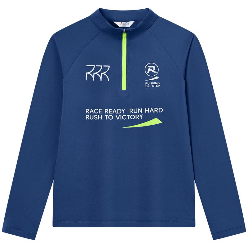 Xtep Boys Thermal Quick-Dry Fleece Half-High Collar Top 165