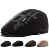 Retro Style Casual Forward Hat Women's Fashion Embroidery Beret Personality Trend Cap Men's Painter Hat