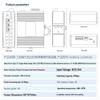 Huigu Industrial DIN Rail Fiber Optic Media Converter Switch