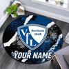 Custom Name VfL Bochum Round Area Rug,Carpet Rug for Living Room Bedroom Sofa Playroom Decor,Non-slip Floor Mat
