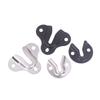10 Pcs Plate Hangers Flush Mount Bracket Furniture Hooks Coat Picture Frame Shelf Iron Stands Invisible Wall Hanging Plate