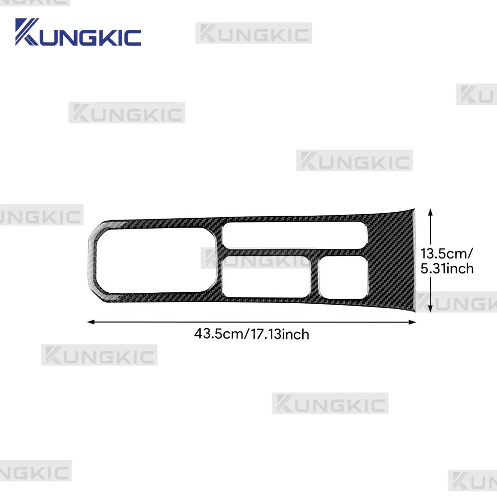 Real Soft Carbon Fiber LHD RHD Car Gear Shift Handbrake Trim Sticker For Suzuki Jimny JB74 JC74W 3/5Doors 2023 2024 2025 2026
